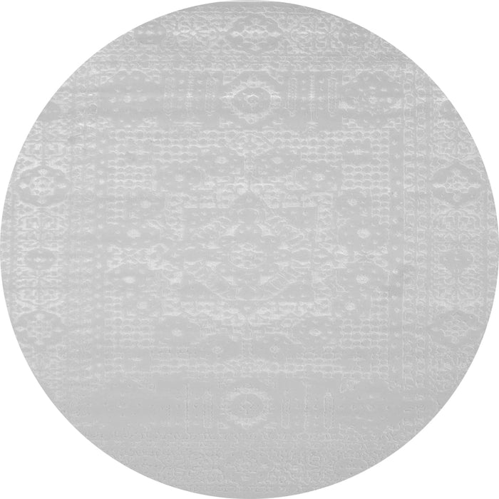 Machine Washable Abstract Gray Contemporary Rug, wshcon257gry