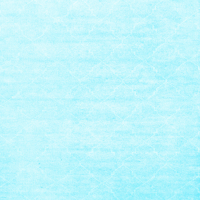 Square Abstract Light Blue Contemporary Rug, con2580lblu