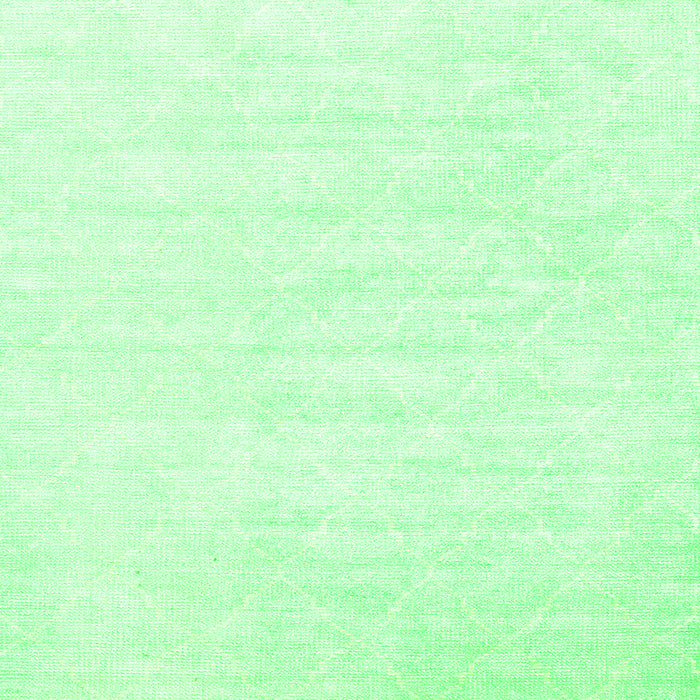Serging Thickness of Abstract Green Contemporary Rug, con2580grn