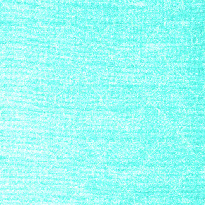 Abstract Turquoise Contemporary Rug, con2581turq