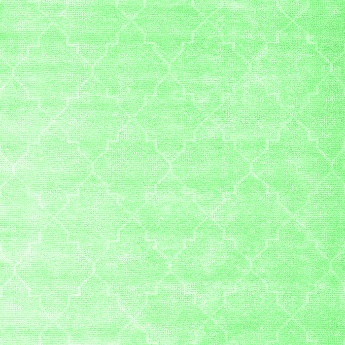 Abstract Emerald Green Contemporary Rug, con2581emgrn