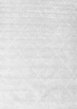 Abstract Gray Contemporary Rug, con2581gry