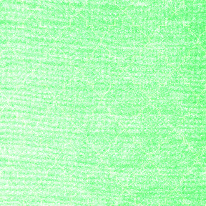Serging Thickness of Machine Washable Abstract Green Contemporary Area Rugs, wshcon2581grn