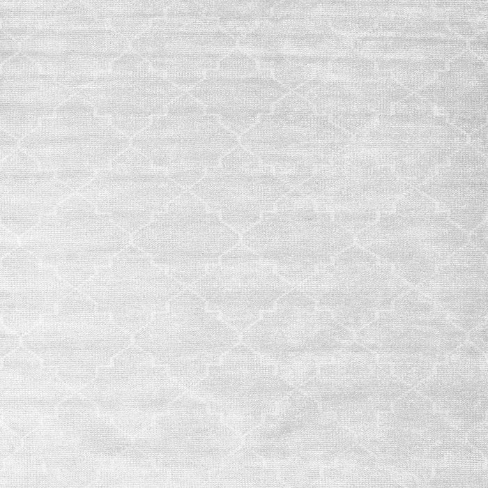 Round Machine Washable Abstract Gray Contemporary Rug, wshcon2581gry