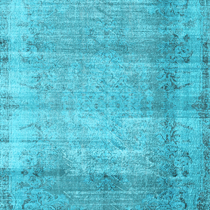 Machine Washable Abstract Light Blue Contemporary Rug, wshcon2582lblu
