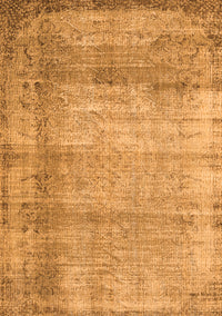 Abstract Orange Contemporary Rug, con2582org