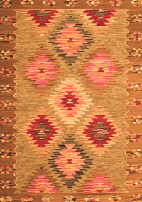 Southwestern Orange Country Rug, con2583org