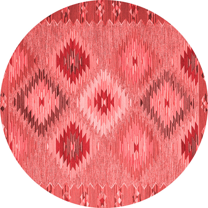 Machine Washable Southwestern Red Country Rug, wshcon2583red