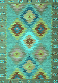 Southwestern Turquoise Country Rug, con2583turq