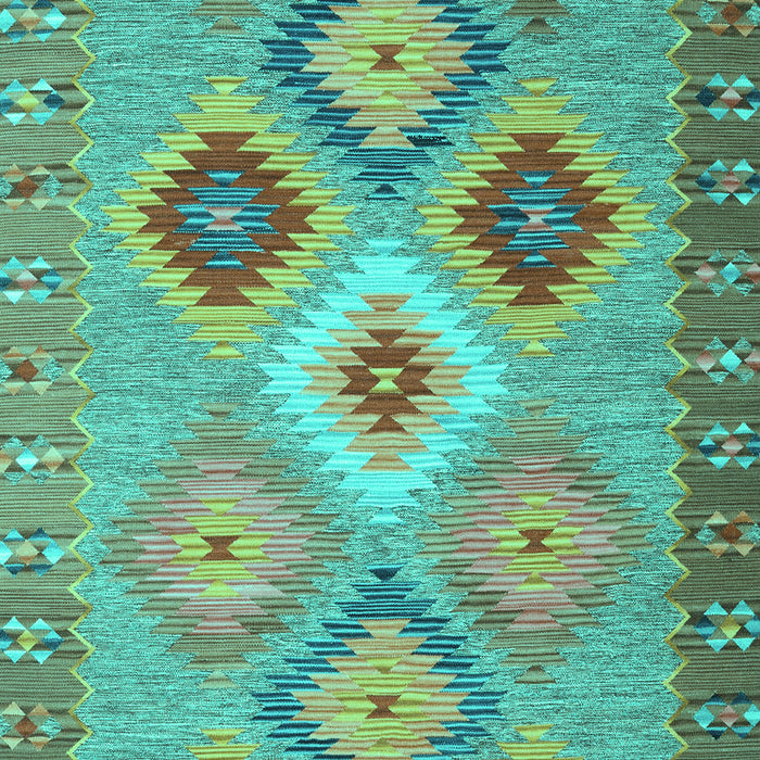 Southwestern Turquoise Country Rug, con2583turq
