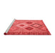 Country Red Washable Rugs