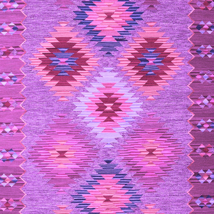 Machine Washable Southwestern Purple Country Area Rugs, wshcon2583pur
