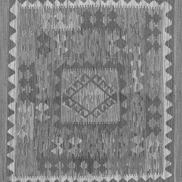 Serging Thickness of Southwestern Gray Country Rug, con2584gry
