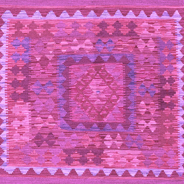 Square Southwestern Purple Country Rug, con2584pur