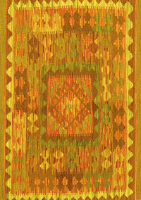 Southwestern Yellow Country Rug, con2584yw