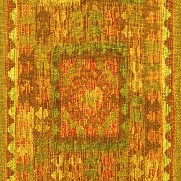 Southwestern Yellow Country Rug, con2584yw