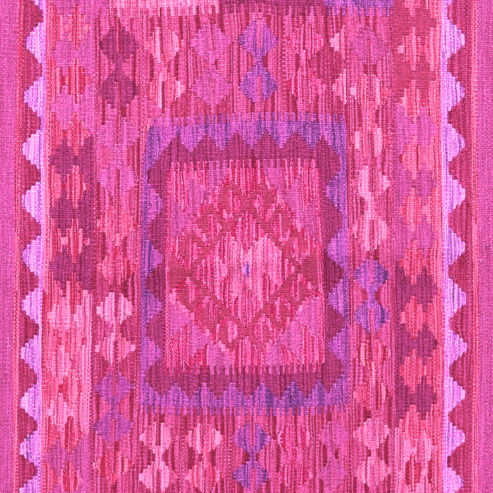 Machine Washable Southwestern Pink Country Rug, wshcon2584pnk
