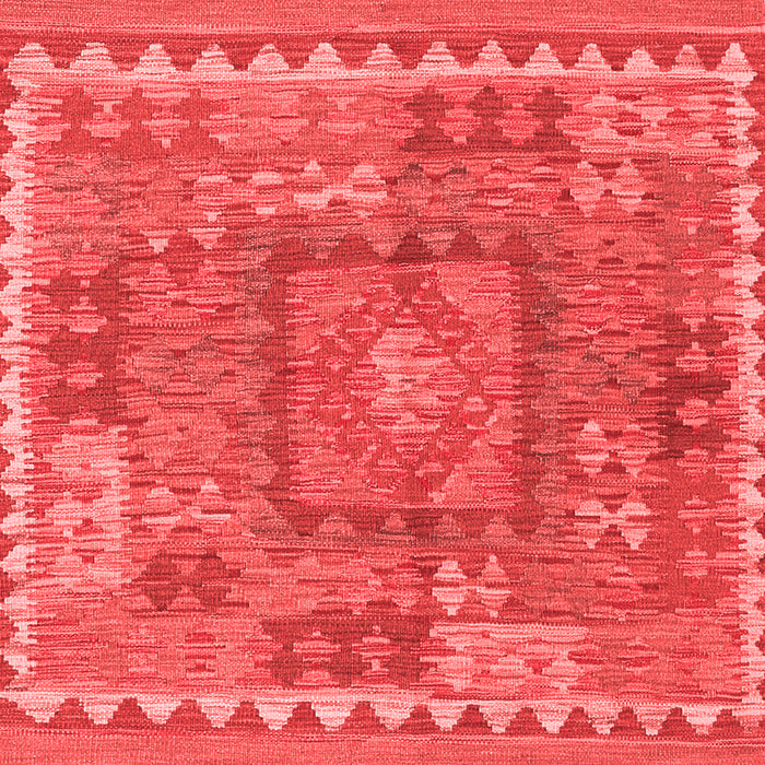 Machine Washable Southwestern Red Country Rug, wshcon2584red