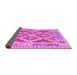 Sideview of Abstract Purple Contemporary Rug, con2585pur