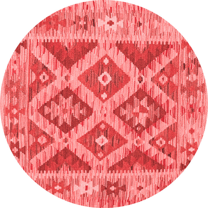 Machine Washable Abstract Red Contemporary Rug, wshcon2585red