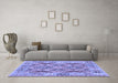 Machine Washable Abstract Blue Contemporary Rug in a Living Room, wshcon2585blu