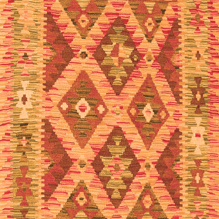 Serging Thickness of Machine Washable Abstract Orange Contemporary Area Rugs, wshcon2585org