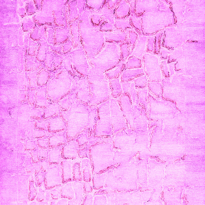 Machine Washable Abstract Pink Contemporary Rug, wshcon2586pnk