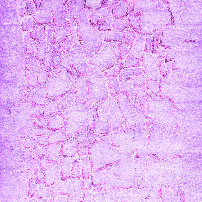 Machine Washable Abstract Purple Contemporary Area Rugs, wshcon2586pur