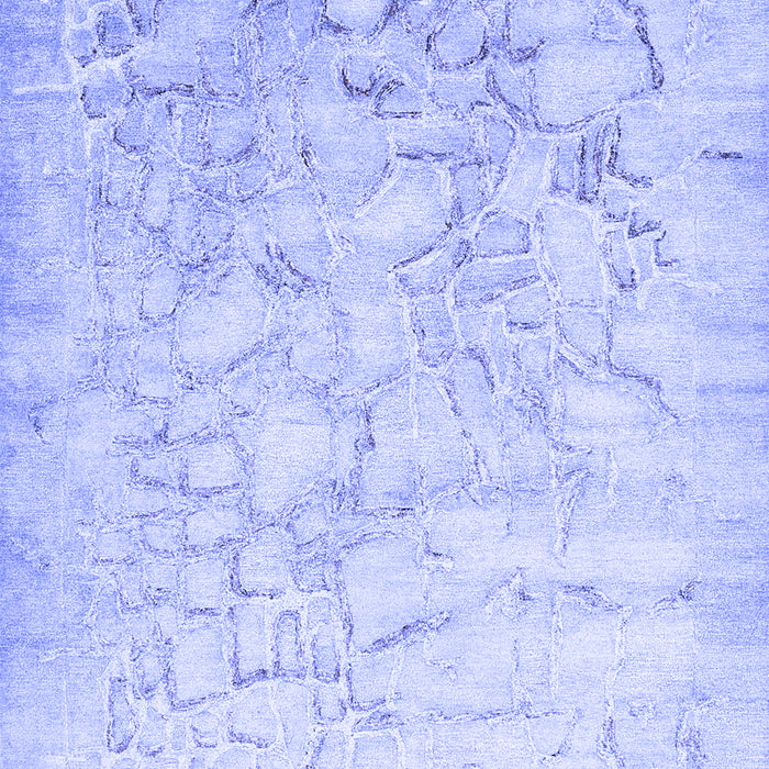 Machine Washable Abstract Blue Contemporary Rug, wshcon2586blu