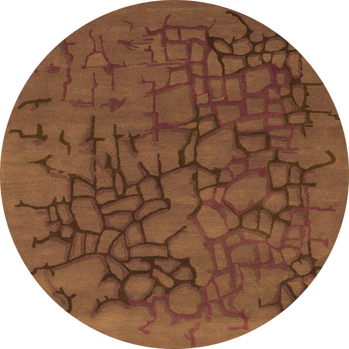 Machine Washable Abstract Orange Contemporary Area Rugs, wshcon2587org