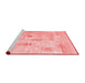 Contemporary Red Washable Rugs