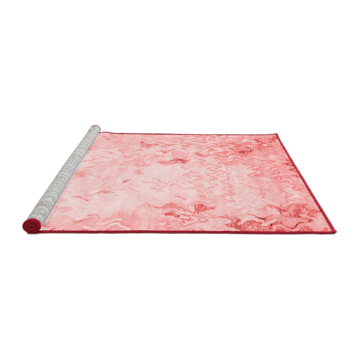Contemporary Red Washable Rugs