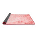 Abstract Red Contemporary Area Rugs