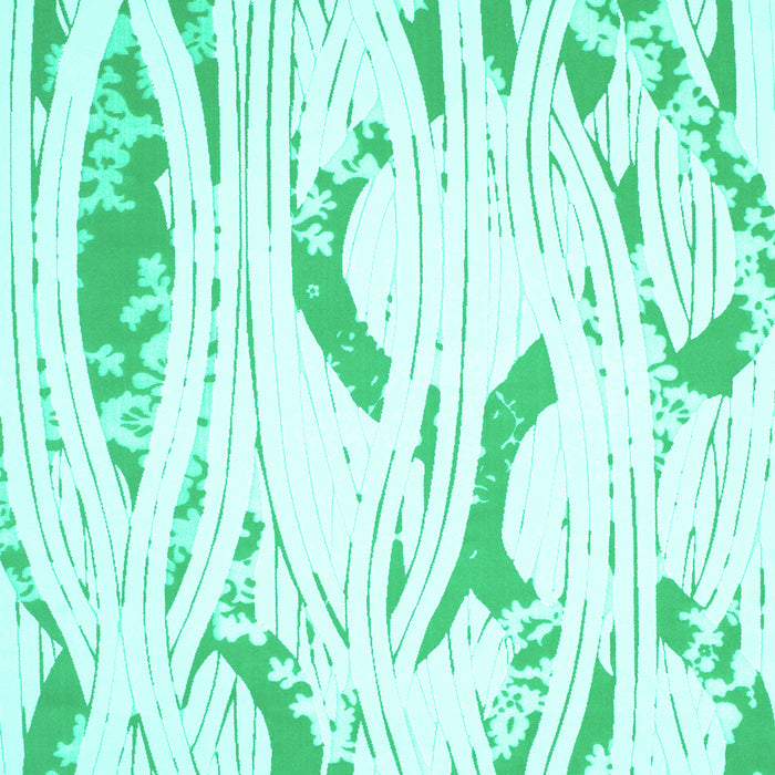 Machine Washable Abstract Turquoise Contemporary Area Rugs, wshcon258turq