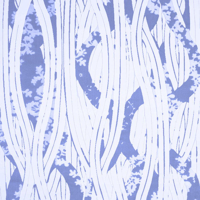 Abstract Blue Contemporary Rug, con258blu