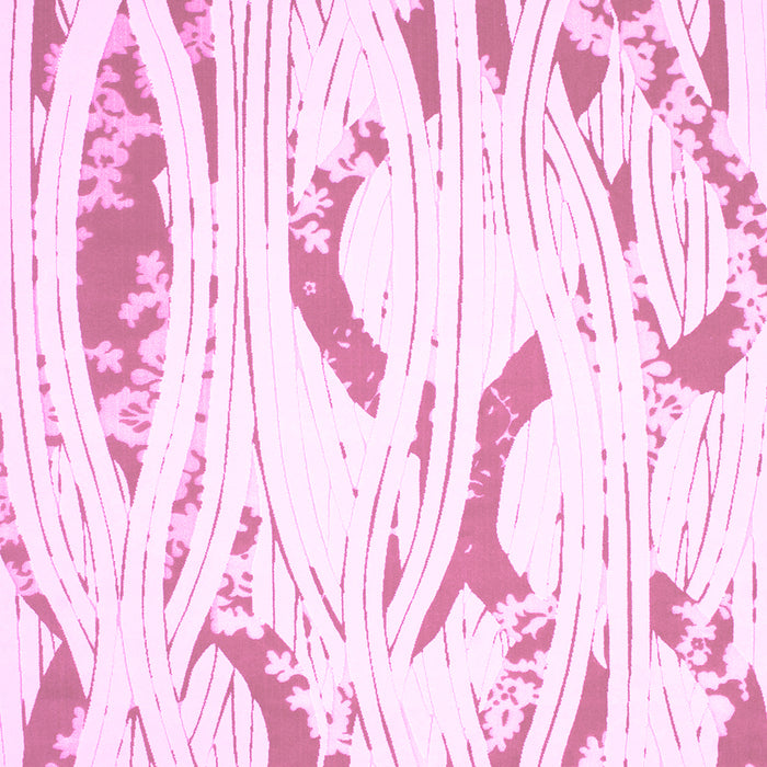 Machine Washable Abstract Pink Contemporary Rug, wshcon258pnk