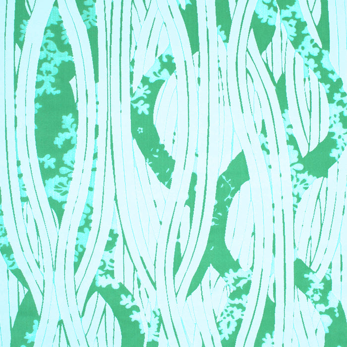 Abstract Light Blue Contemporary Rug, con258lblu