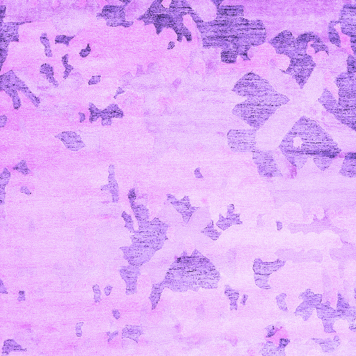 Machine Washable Abstract Purple Contemporary Area Rugs, wshcon2590pur
