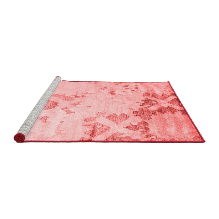 Contemporary Red Washable Rugs
