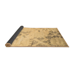 Sideview of Abstract Brown Contemporary Rug, con2590brn