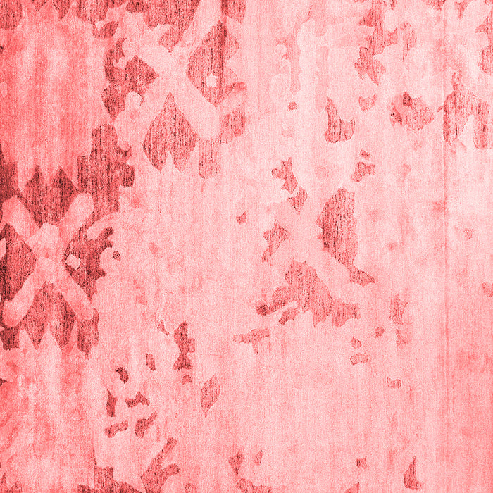 Machine Washable Abstract Red Contemporary Rug, wshcon2590red