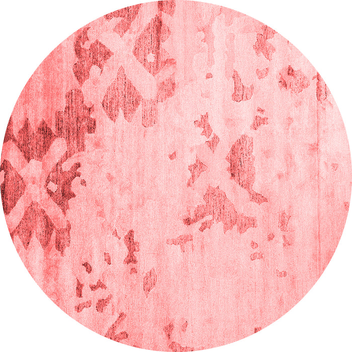 Abstract Red Contemporary Rug, con2590red