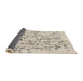 Thickness of Contemporary Camel Brown Solid Rug, con2591