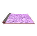 Sideview of Solid Purple Modern Rug, con2591pur