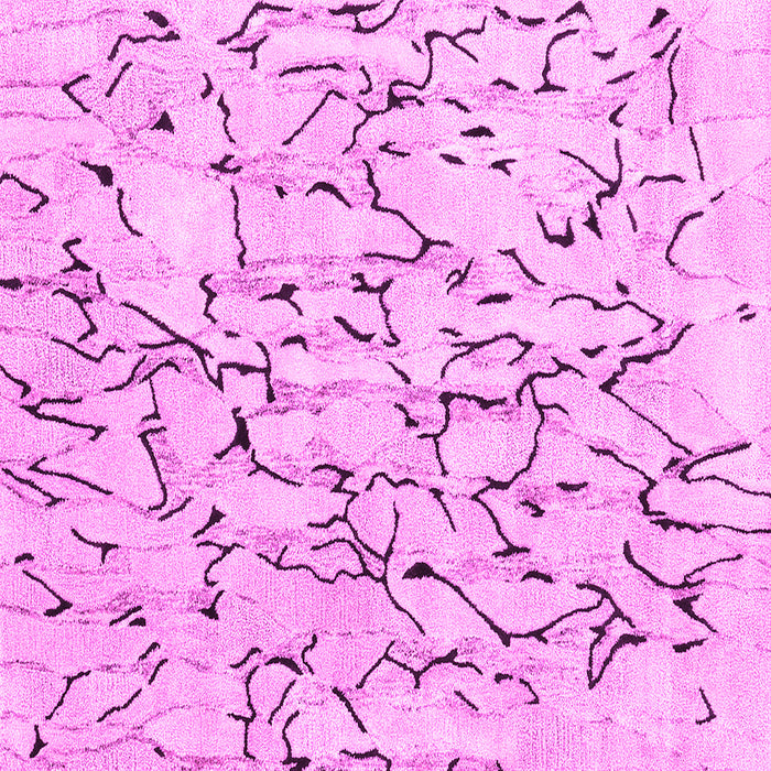 Square Solid Pink Modern Rug, con2591pnk