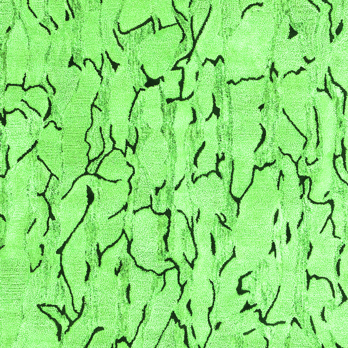 Serging Thickness of Machine Washable Solid Green Modern Area Rugs, wshcon2591grn