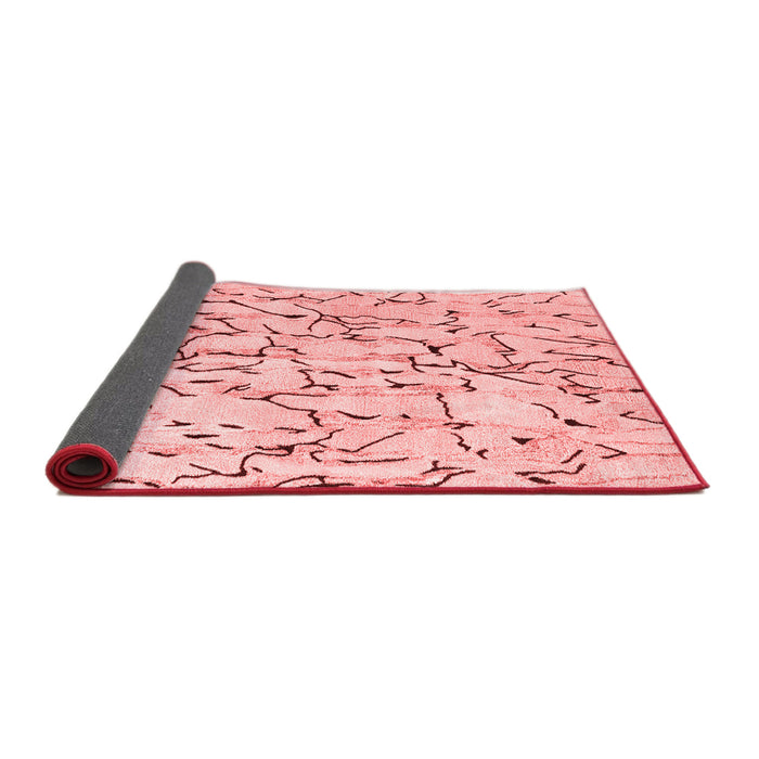 Solid Red Modern Area Rugs
