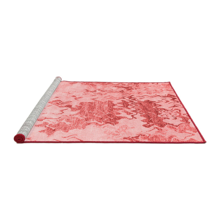 Modern Red Washable Rugs