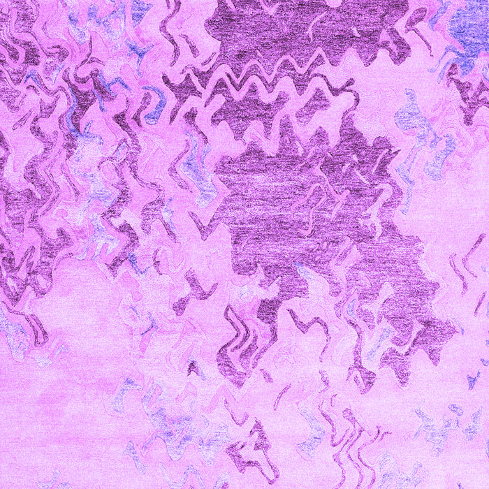 Machine Washable Solid Purple Modern Area Rugs, wshcon2592pur