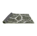 Thickness of Contemporary Dark Olive Green Modern Rug, con2593